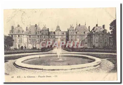 Eu Cartes postales Le chateau Facade Ouest