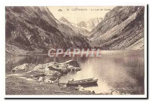 CAuterets Cartes postales Le lac de Gaube