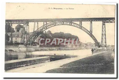 Mayenne Cartes postales Le viaduc