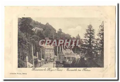 Beaumont le Roger Cartes postales Ensemble des ruines