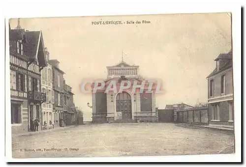 Pont L&#39eveque Ansichtskarte AK Salle des fetes