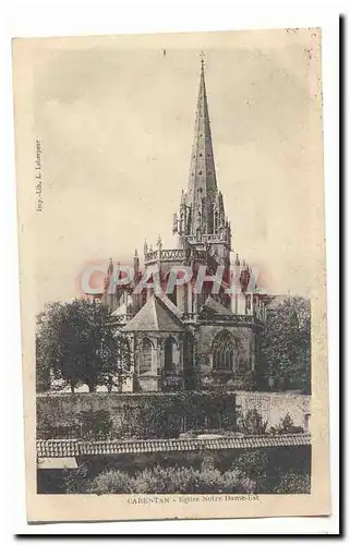 Carentan Cartes postales Eglise Notre Dame Est