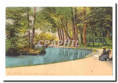 Vittel Cartes postales Un coin dans le parc