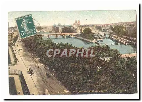 Paris (1er) Cartes postales Vue generale prise du Louvre