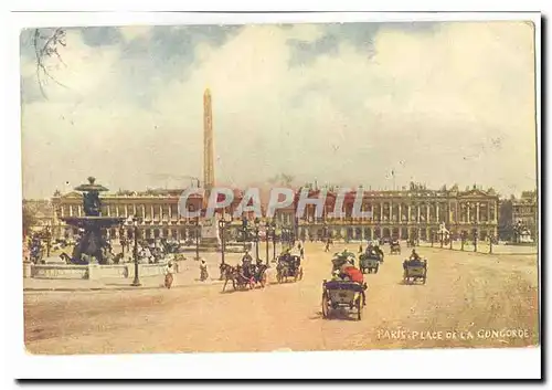 Paris (8eme) Ansichtskarte AK Place de la Concorde