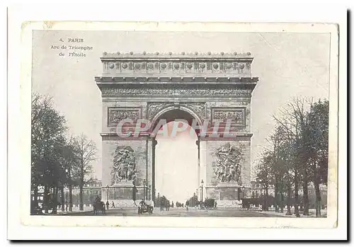 Paris (8eme) Ansichtskarte AK Arc de Triomphe de l&#39Etoile