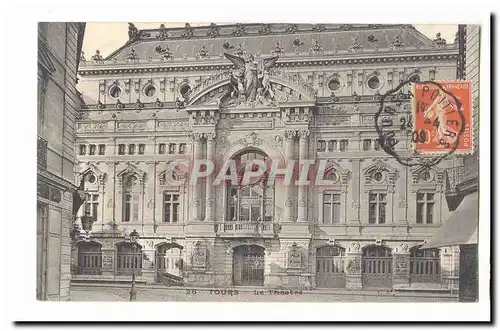 Tours Cartes postales Le theatre