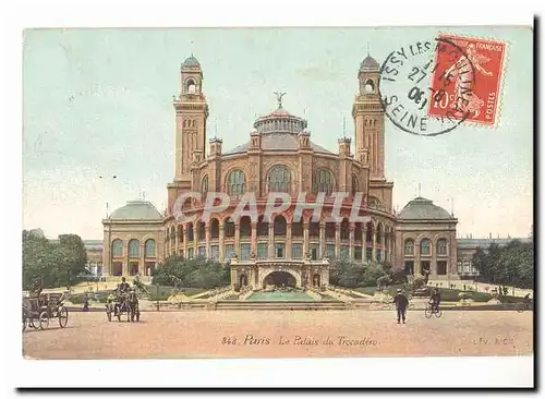 Paris (8eme) Ansichtskarte AK le palais du Trocadero