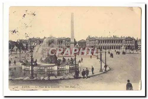 Paris (8eme) Ansichtskarte AK la place de la concorde