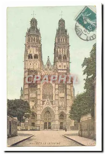 Tours Cartes postales la catehdrale