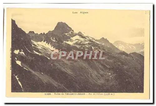 Vallee du Valgaudemard Ansichtskarte AK Pic de l&#39Olan (3578m)