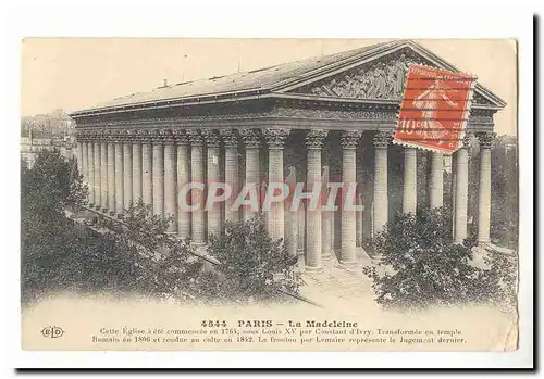 Paris (8eme) Cartes postales La Madeleine (eglise)