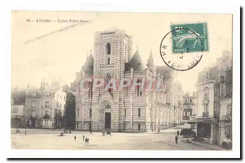 Angers Ansichtskarte AK Eglise Notre DAme