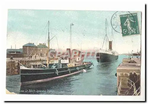 Le Havre Cartes postales Sortie d&#39un transatlantique