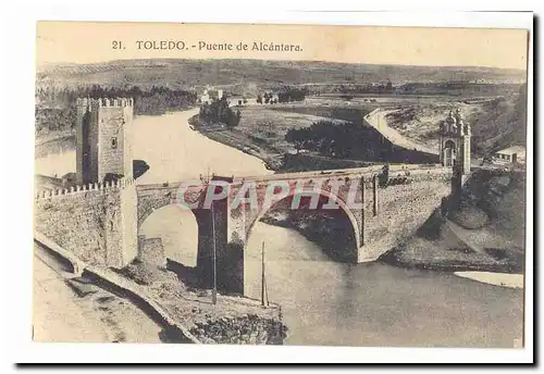 Espagne Toledo Ansichtskarte AK Puente de Alcantara