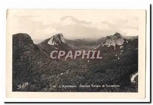 Auvergne Cartes postales Roches Tuilliere et SAnadoire