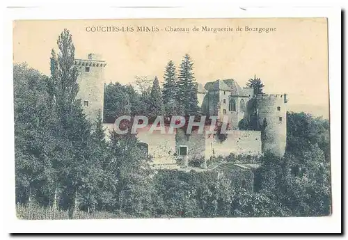 Couches les Mines Cartes postales Chateau de Marguerite de Bourgogne