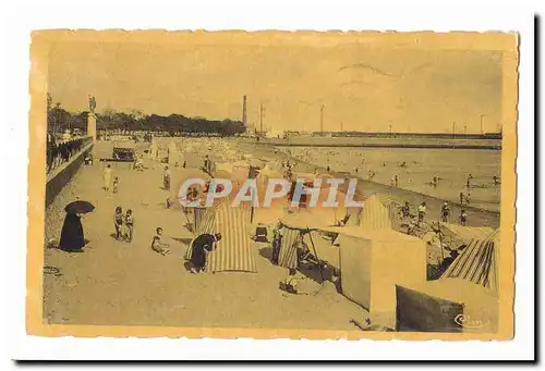 St Nazaire Ansichtskarte AK La plage