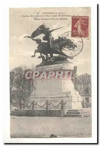 Chinon Ansichtskarte AK Statue de Jeanne d&#39Arc (par Roulleau)