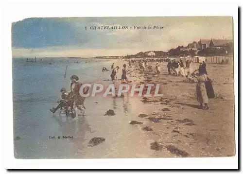 Chatelaillon Cartes postales Vue de la plage