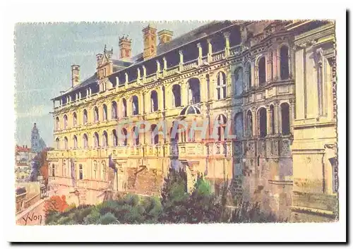 Chateau de Bois Cartes postales Facade Francois 1er