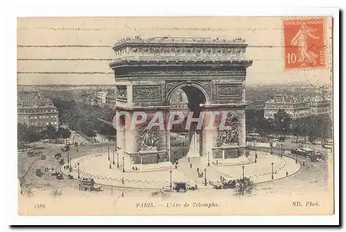 Paris (8eme) Ansichtskarte AK L&#39arc de triomphe