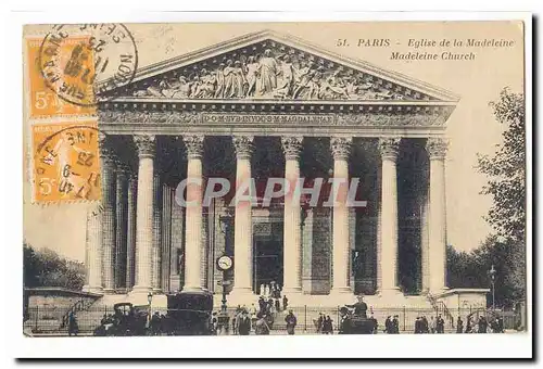 Paris (8eme) Ansichtskarte AK Eglise de la MAdeleine