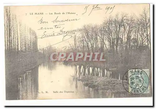 Le Mans Cartes postales Les bords de l'Huisne