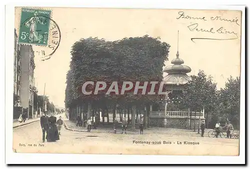 Fontenay sous Bois Cartes postales Le kiosque