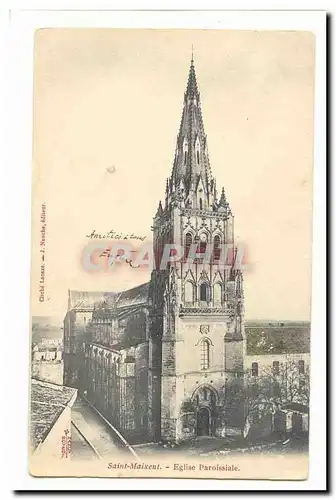 Saint Maixent Cartes postales Eglise paroissiale