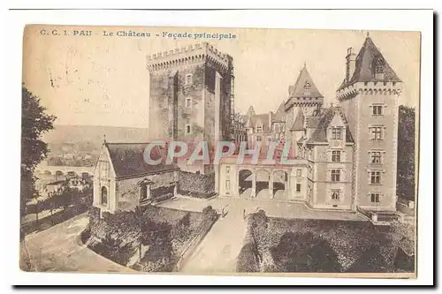 Pau Ansichtskarte AK Le chateau Facade principale