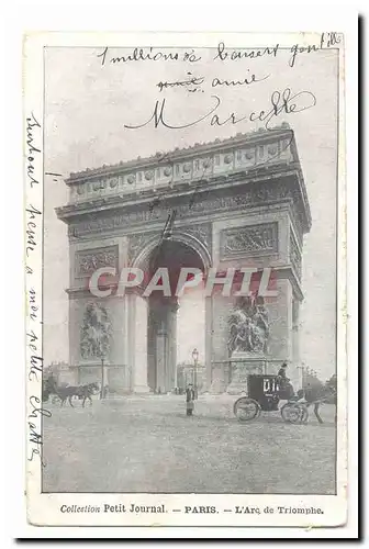 Paris (8eme) Ansichtskarte AK L&#39arc de triomphe