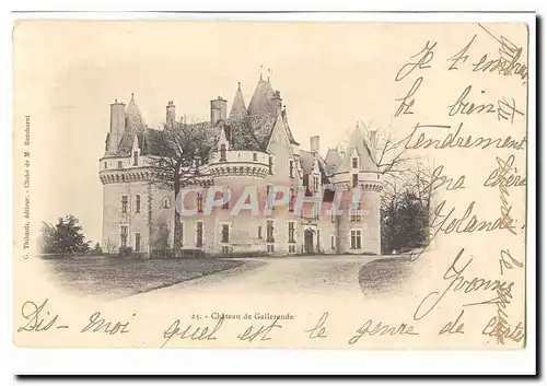 Cartes postales Chateau de Gallerande