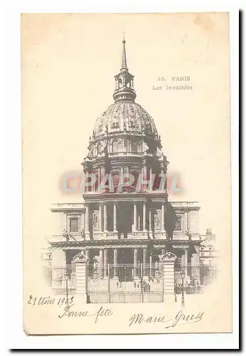 Paris (7eme) Ansichtskarte AK les Invalides