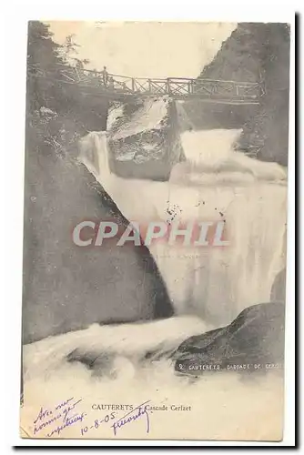 Cauterets Cartes postales Cascade Cerizet