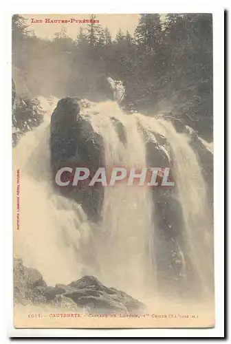 Cauterets Ansichtskarte AK Cascade de Lutour 1ere chute (1136m)