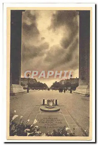 Paris (8eme) Ansichtskarte AK Tombeau du soldat inconnu (arc de TRiomphe)