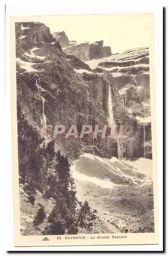 Gavarnie Cartes postales La grande cascade