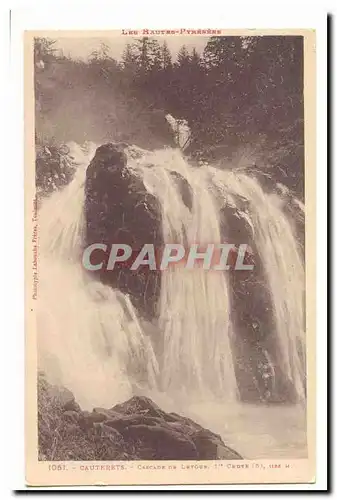 Cauterets Ansichtskarte AK Cascade de Lutour 1ere chute