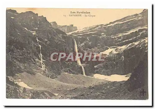 Gavarnie Cartes postales Le cirque