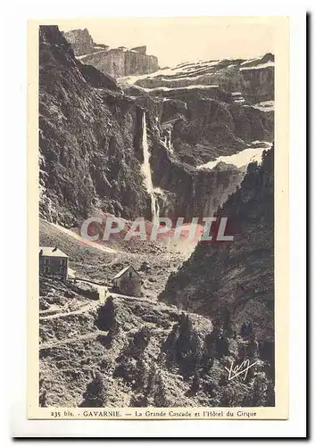 Gavarnie Cartes postales la grande cascade et l&#39hotel du cirque