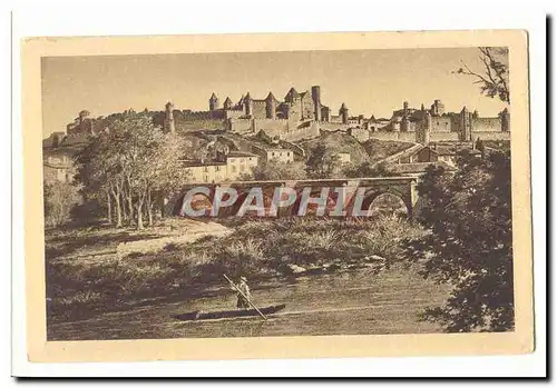 Cite de Carcassonne Cartes postales L'aude Le Pont vieux La cite