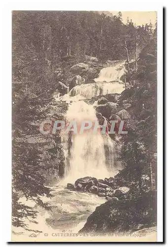 Cauterets Ansichtskarte AK La cascade du pont d�Espagne