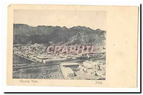 Aden Ansichtskarte AK General View