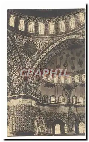 Turquie Turkey Stamboul Ansichtskarte AK Interieur de la Mosquee Sultan Ahmed