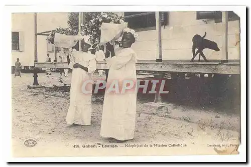 Gabon Cartes postales Loango Neophytes de la mission catholique