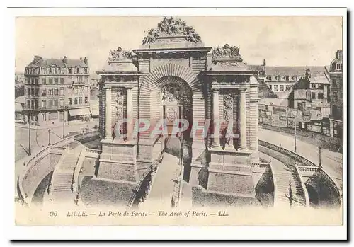 Lille Cartes postales La porte de Paris