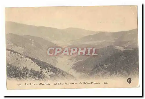 Ballon d'Alsace Cartes postales La vallee de Sewen vue du Ballon d'Alsace
