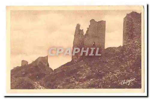 Crozant (Creuse) Cartes postales Les ruines