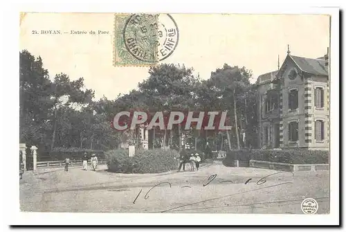 Royan Cartes postales Entree du parc